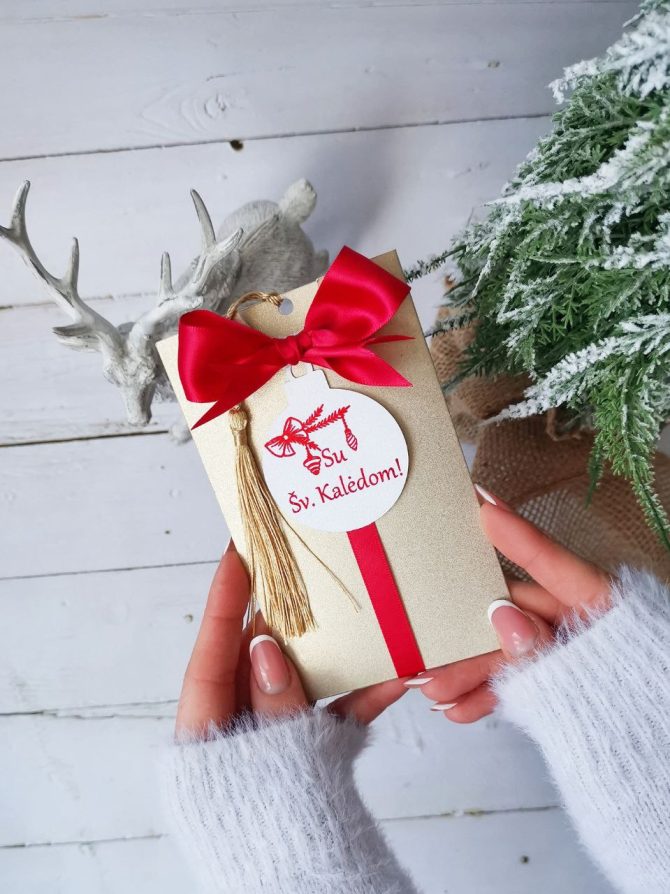 Gift card wallet “Su Šv. Kalėdom!”