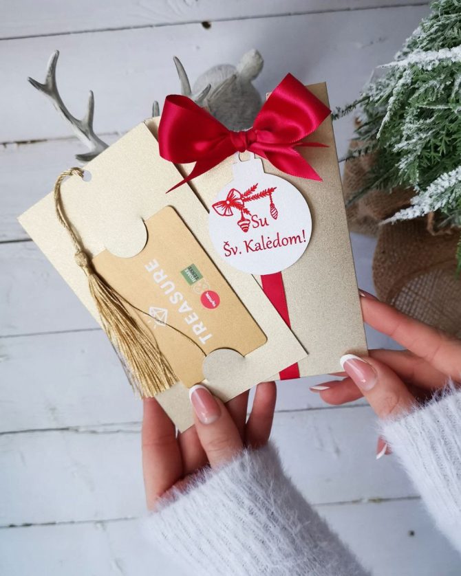Gift card wallet “Su Šv. Kalėdom!” - Image 3