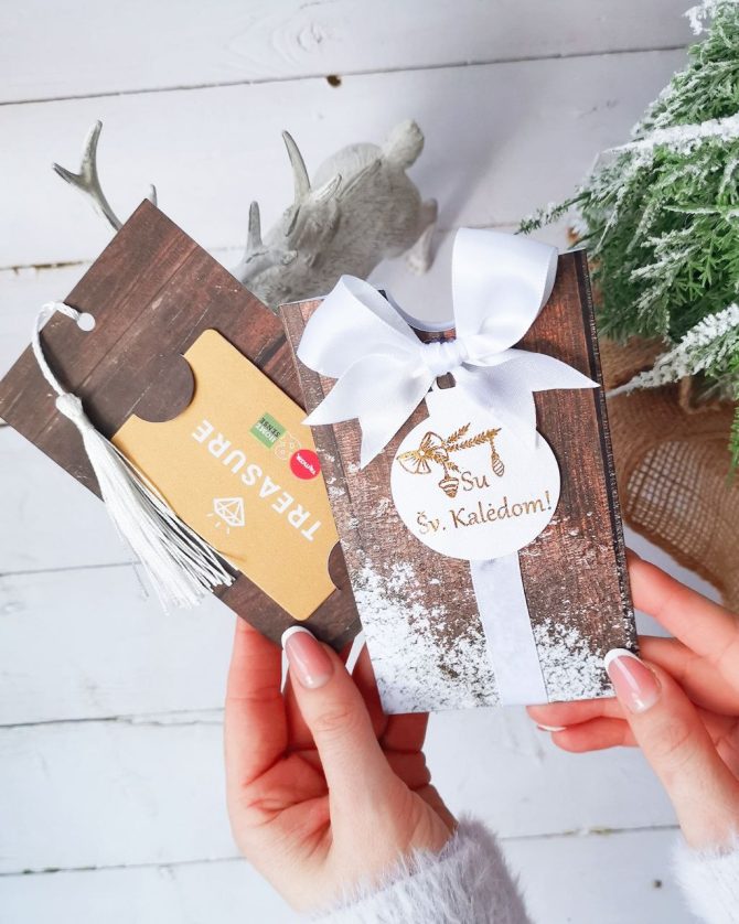 Gift card wallet “Su Šv. Kalėdom!” - Image 3