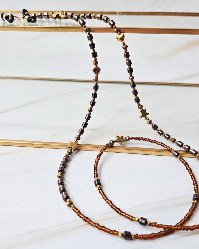 Glasses chain 'Chocolate' - Image 2