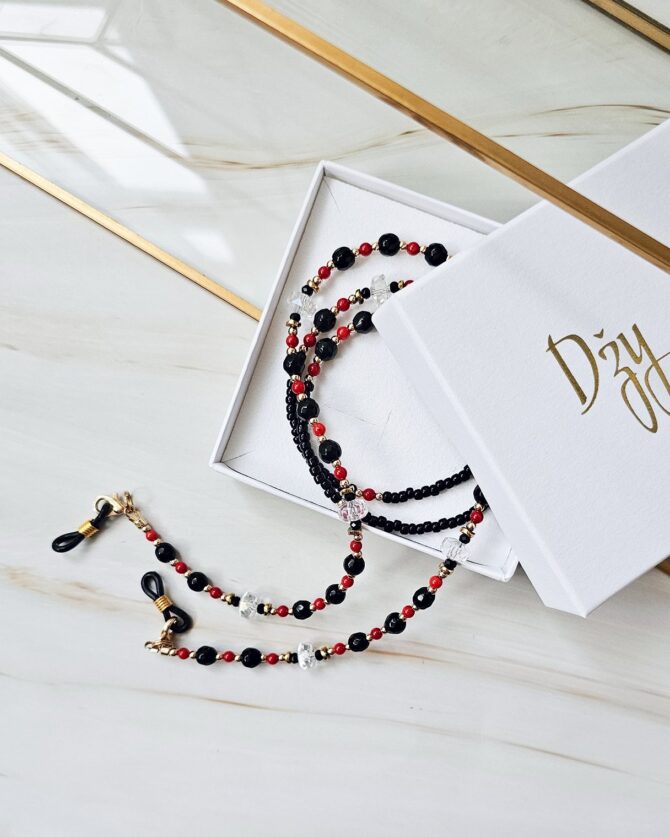 Glasses chain ''Red'' - Image 6