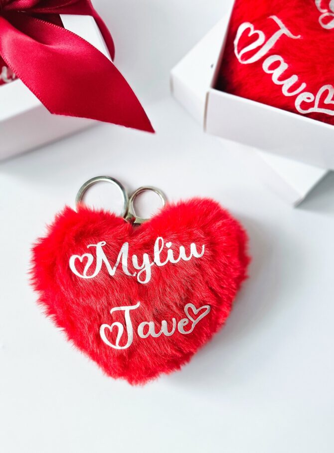 Cute Fluffy Keychain 'Myliu Tave' - Image 2