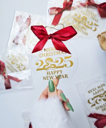 Clear Christmas Tree Decoration