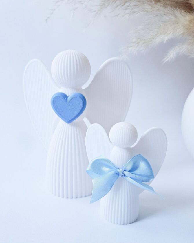 3D Angels – A Meaningful Gift for Godparents & Godchildren (BLUE) - Image 3