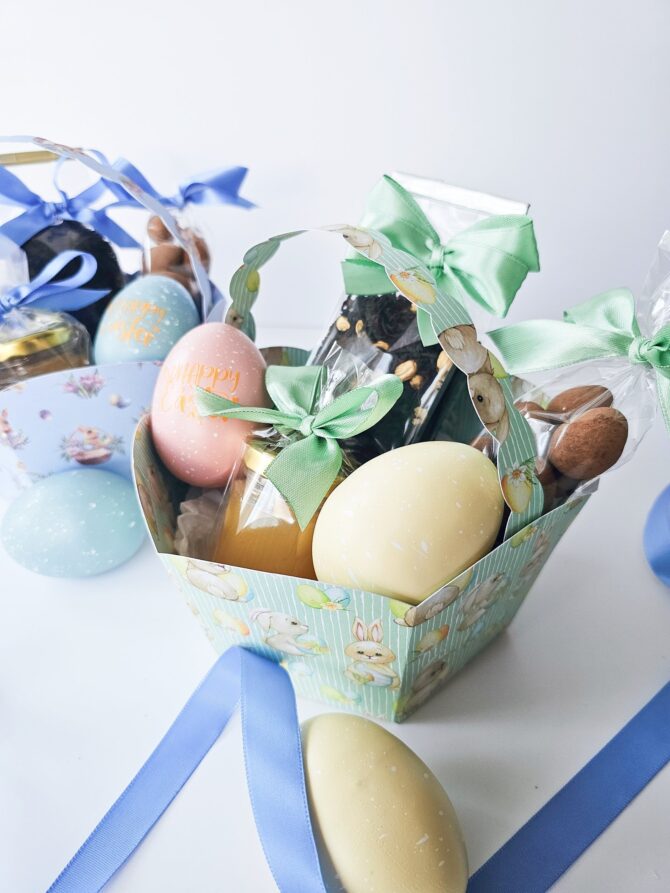 Luxury Easter Gift Basket – A Thoughtful & Sweet Surprise!(Mint) - Image 2