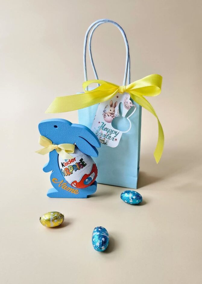 Personalized Easter Bunny Surprise – A Unique & Sweet Gift!(blue) - Image 3