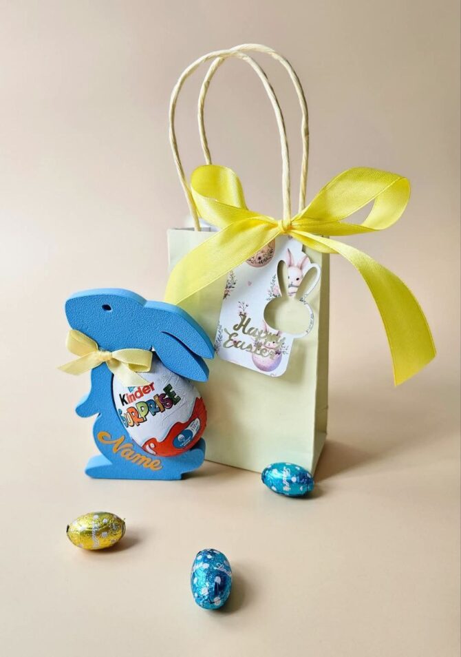 Personalized Easter Bunny Surprise – A Unique & Sweet Gift!(blue) - Image 2