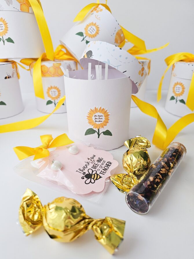 Teacher Appreciation Gift Box – "Thank You for BEE-ing a Great Teacher"