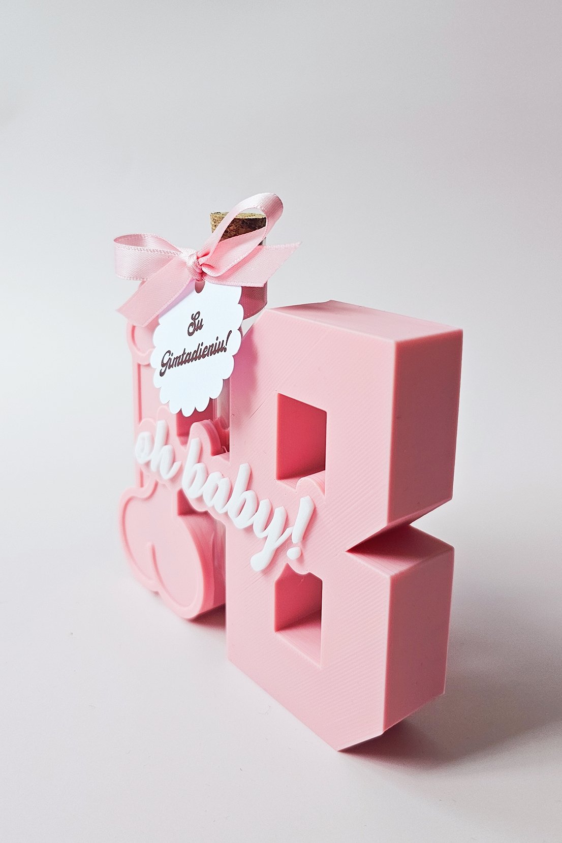 3D Printed "18" with Tube – Funny Birthday Gift for Adults - Image 3