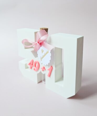 3D Printed “49+1” with Tube – Funny & Stylish 50th Birthday Gift