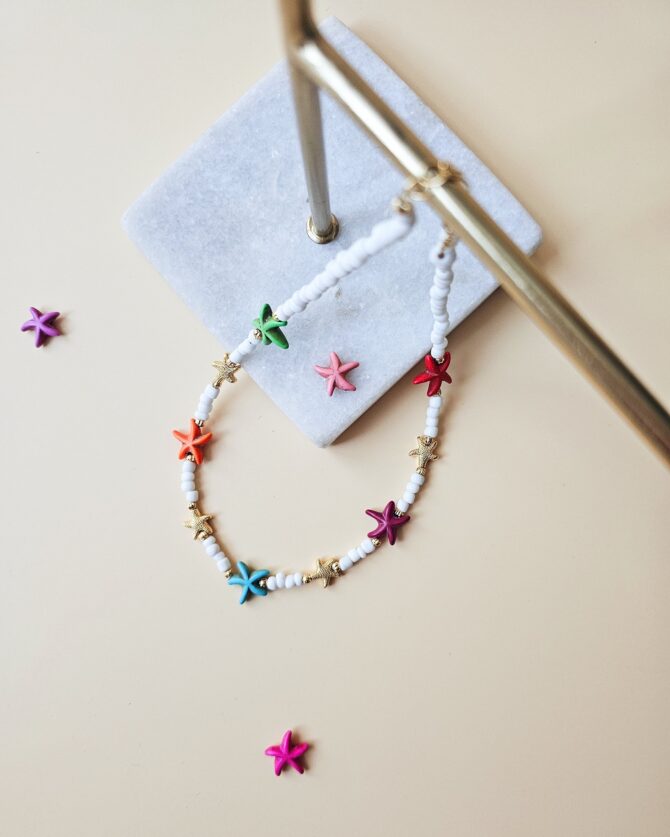 Beaded Starfish Necklace - Image 2