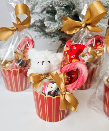Mini Christmas Gift Cup – “Sweet Holiday Bear”