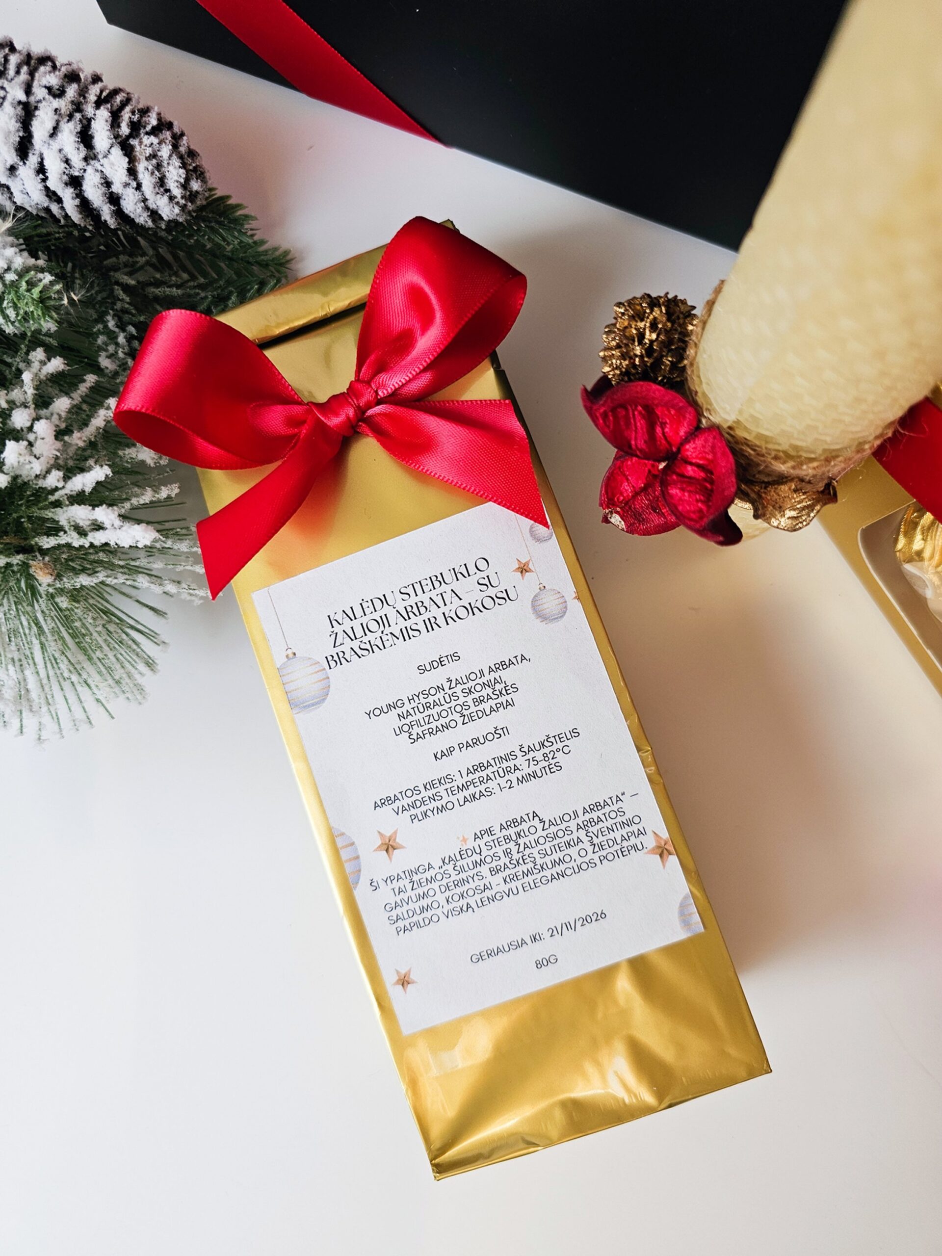 Christmas Gift Box – “Golden Holiday Magic” - Image 3