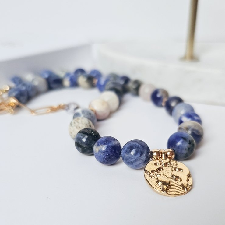 Ocean Calm – Sodalite Necklace - Image 2