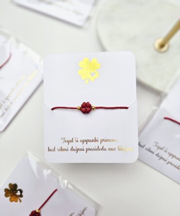 Lucky Clover Bracelet – Red String