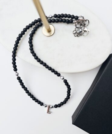 Handmade Minimalist  Necklace with “L” Pendant