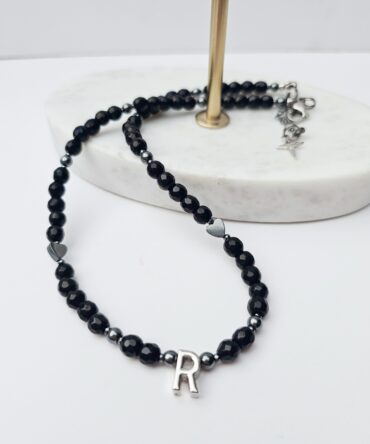 Handmade Minimalist  Necklace with “R” Pendant