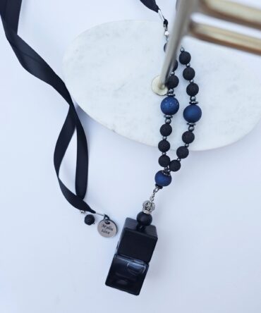 Car Hanging Diffuser with Fragrance and Natural Stones
