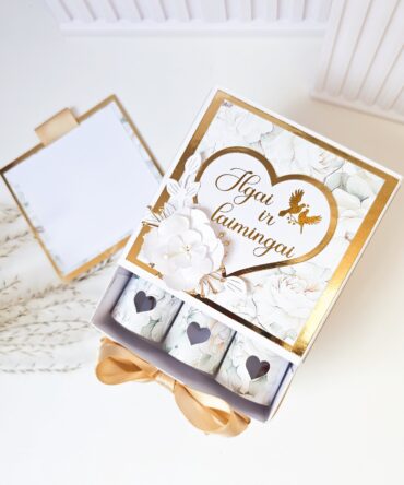 Wedding Money Gift Box with Greeting Card