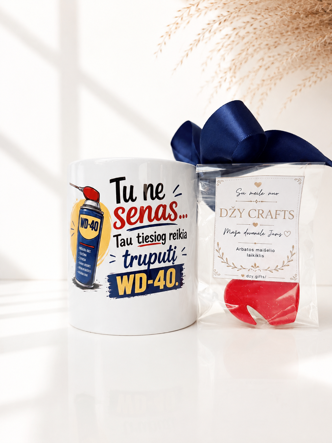 You're Not Old, You Just Need a Little WD-40 – Funny Coffee Mug (Lithuanian Version)