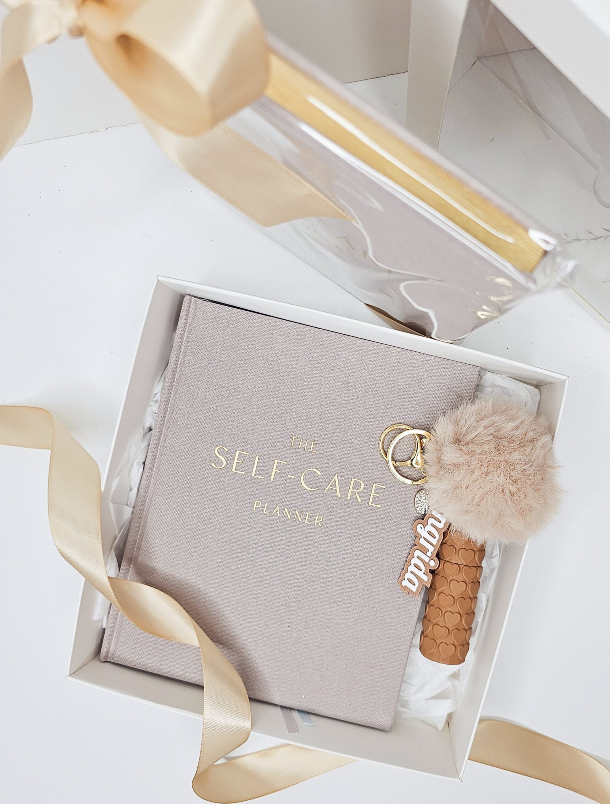 Self-Care Planner Gift Set – Personalised Keyring