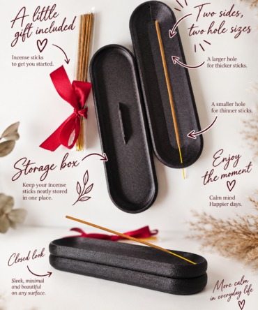 Incense Holder & Storage Box – FREE Gift Included 01
