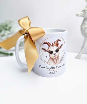 2027 Year of the Goat Mug – “Mano taisyklės. Mano metai.” – Lithuanian