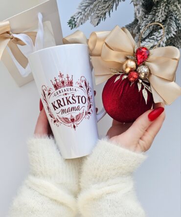 Christmas Gift Set – Godmother Mug & Personalised Bauble