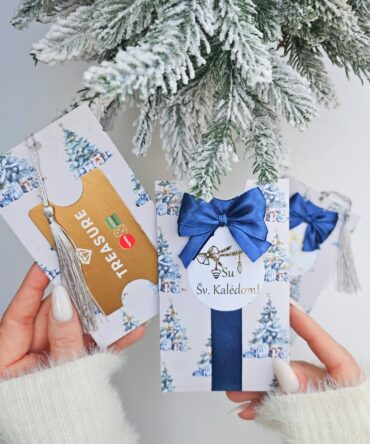 Christmas Gift Card Holder – Blue Edition